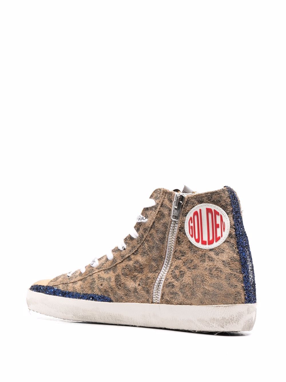 golden goose francy leopard